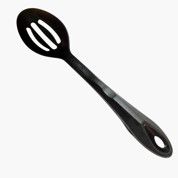 Coghlans Black Slotted Spoon Spatula Set Heat Resistant Nylon - Picture 3 of 13